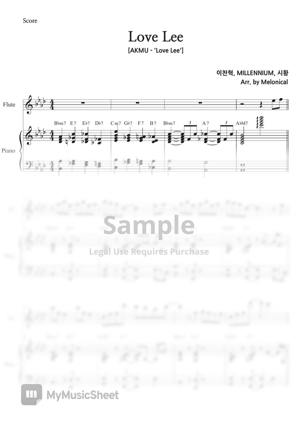 AKMU - Love Lee (Ensemble) by Melonical