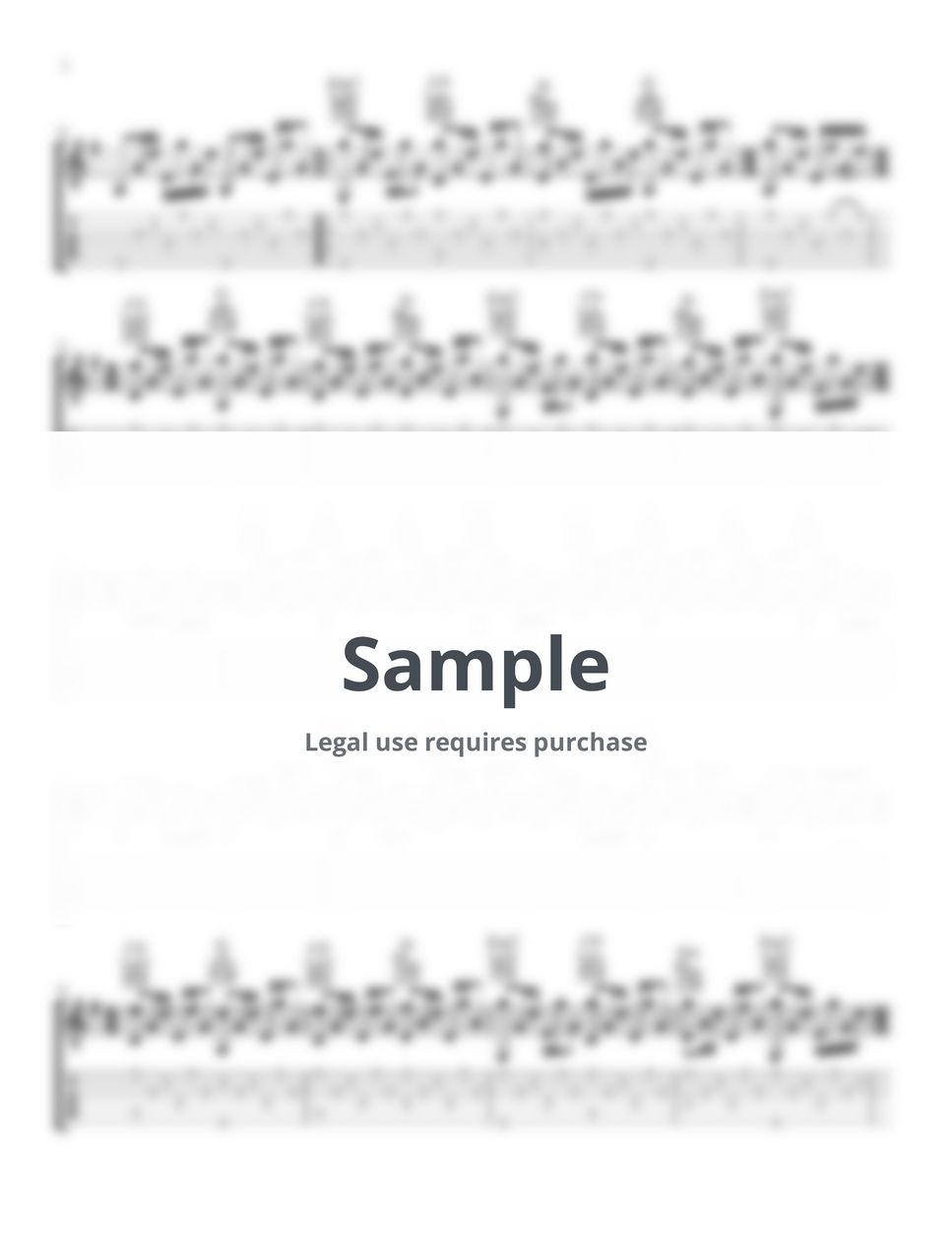 JeanJacques Goldman Quand tu danses Tab + 1staff by Brett Vachon