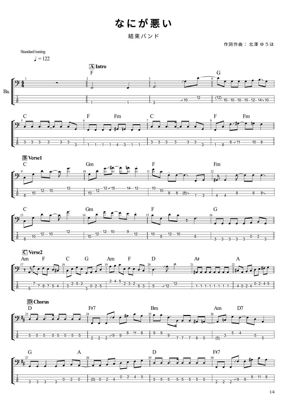 Tab Tab By T S Bass Score