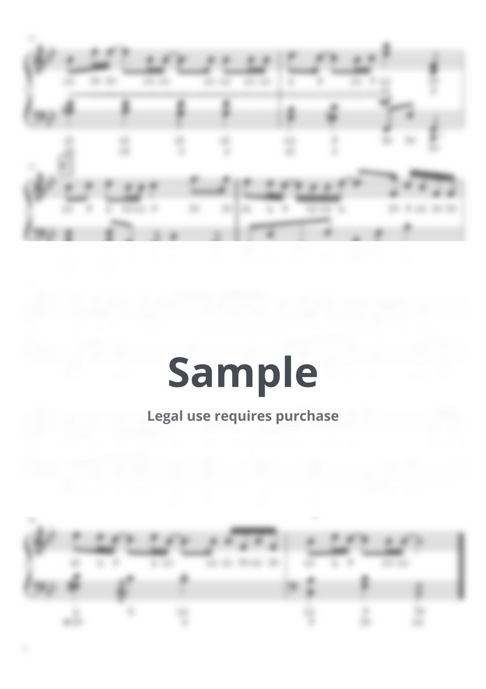 Mrs. GREEN APPLE - Darling short ver. (★★☆☆☆☆) Piano Sheet Music PDF ...