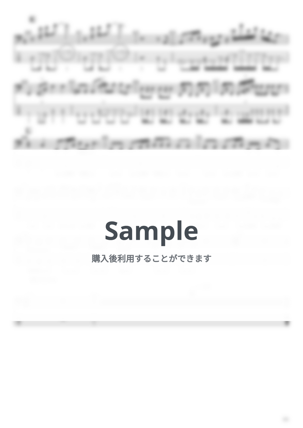 TOMOO - TOMOO ベースTAB譜面 10曲セット集Ⅱ by たぶべー - Page 4