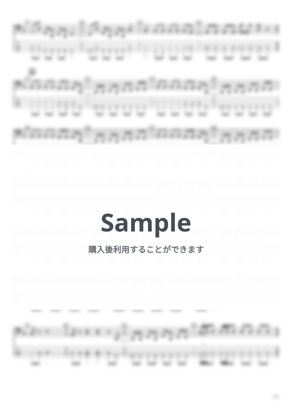 Roselia - Roselia ベースTAB譜面 5曲セット集Ⅰ by たぶべー - Page 10