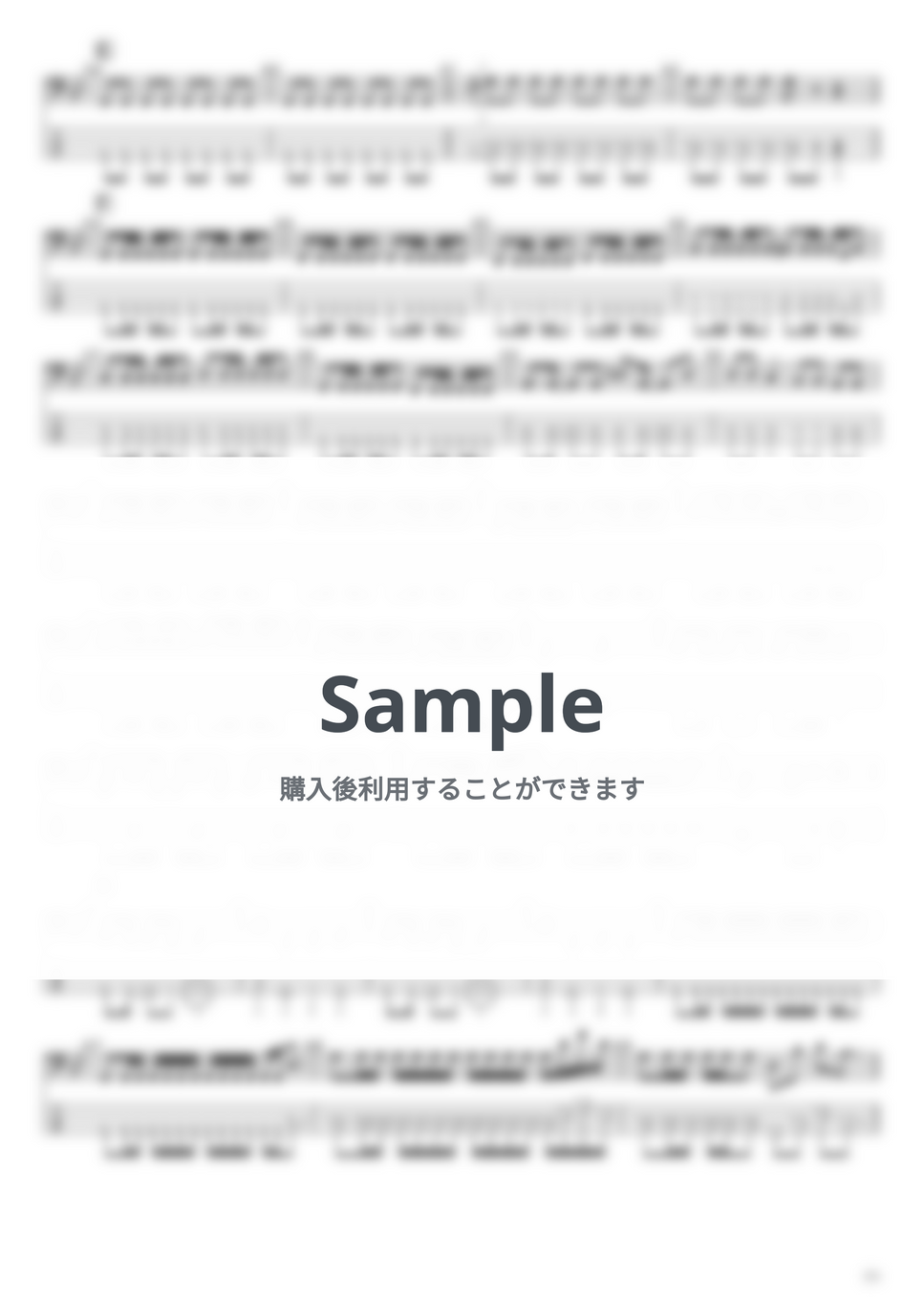 Roselia - Roselia ベースTAB譜面 5曲セット集Ⅰ by たぶべー - Page 3