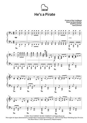 Pirates Of The Caribbean He S A Pirate 彼こそが海賊 By Canacana Family Sheet Music