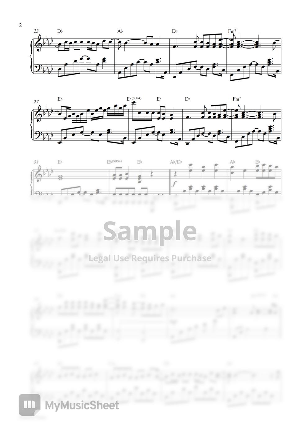 Taylor Swift Enchanted (Piano Sheet) Sheet by Pianella Piano