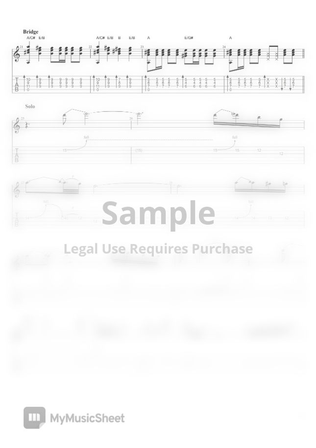 JOHN MAYER Last Train Home (Acoustic) by Scott's Guitar Tab + 1staff
