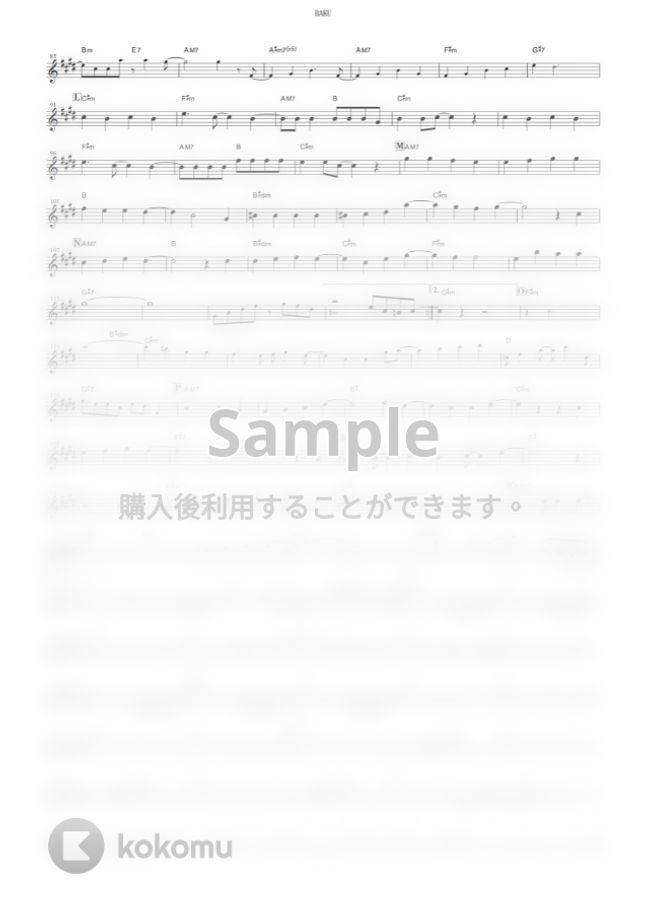 いきものがかり - BAKU (『BORUTO-ボルト- NARUTO NEXT GENERATIONS』 / in C) by muta-sax