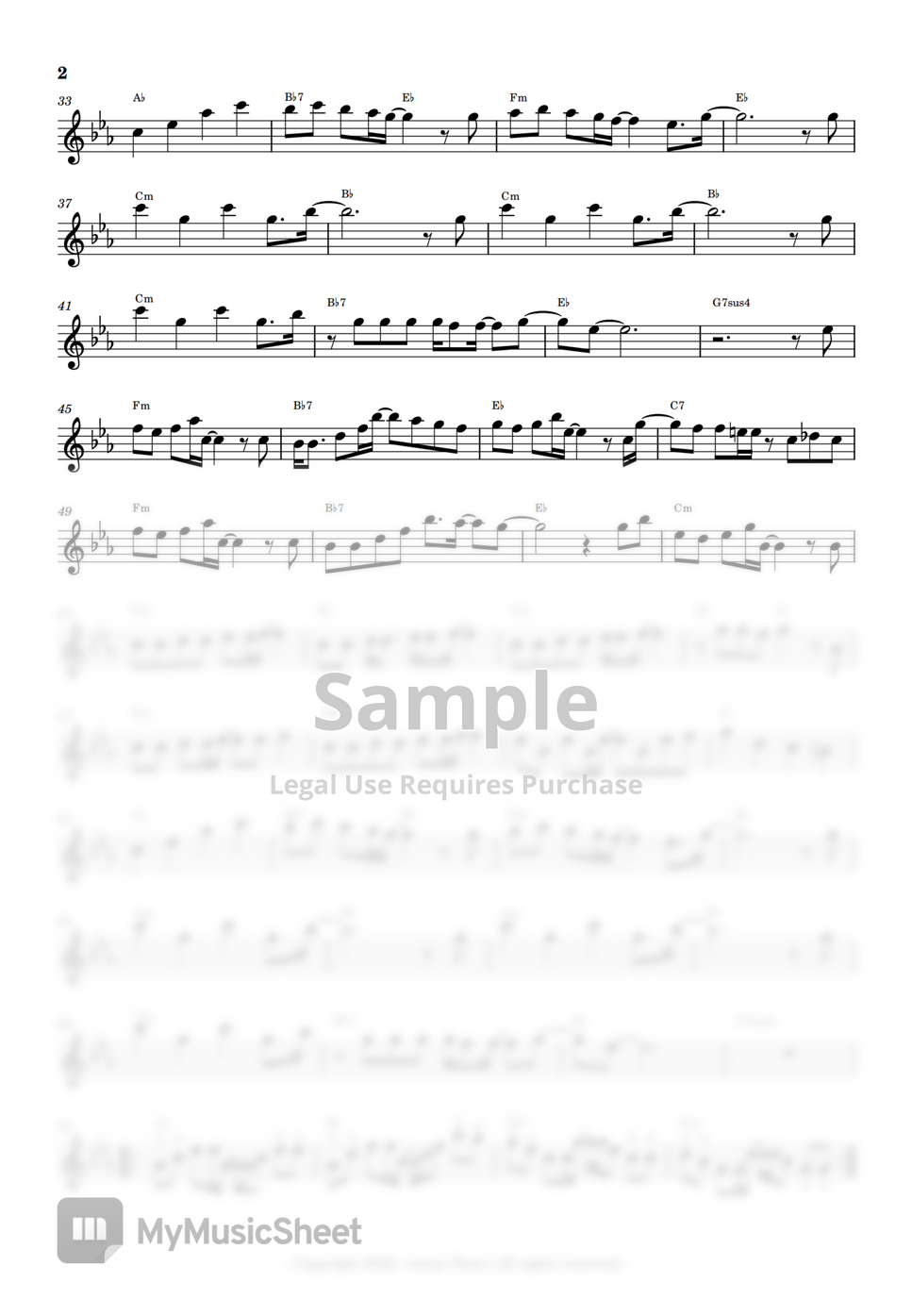 La La Land 라라랜드 OST Another Day Of Sun (Flute Sheet Music) 楽譜 by