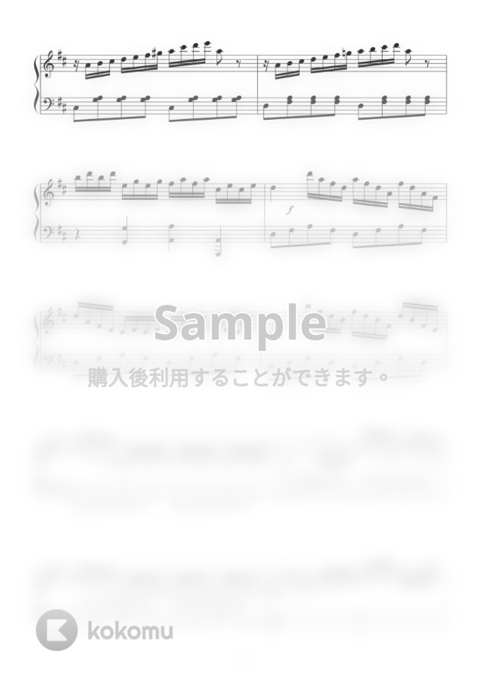 W.A.モーツァルト - 2台のピアノのためのソナタニ長調より 第1楽章 by 
