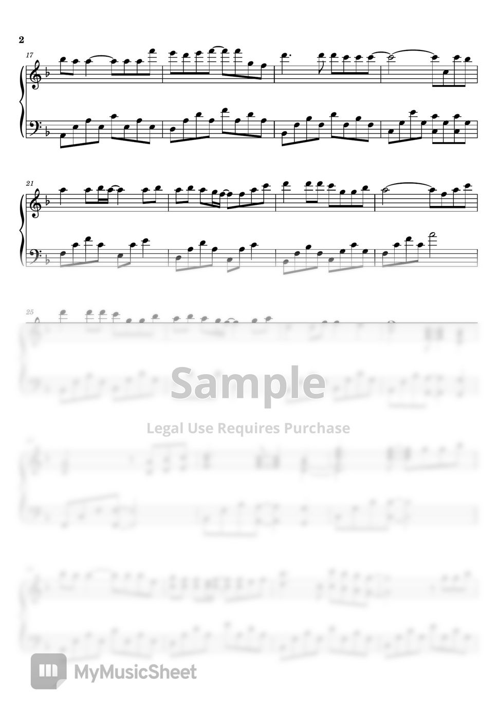 光良 Michael Wong 童話 Fairy Tale (Tong Hua) (Sheet Music, MIDI,) 曲谱 by