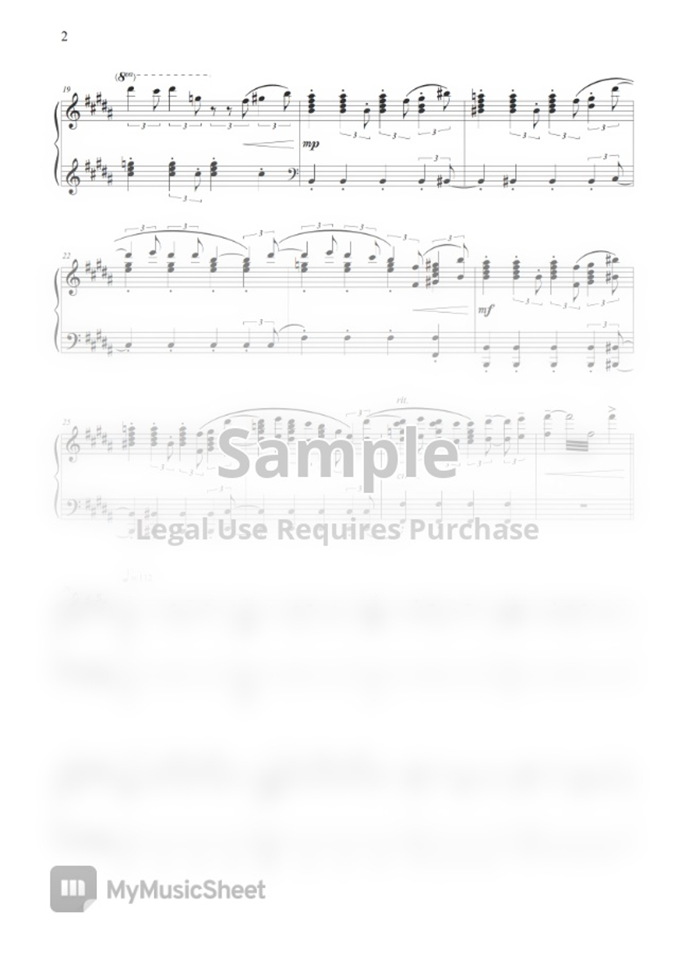 JVKE this is what falling in love feels like by THIS IS PIANO Sheet