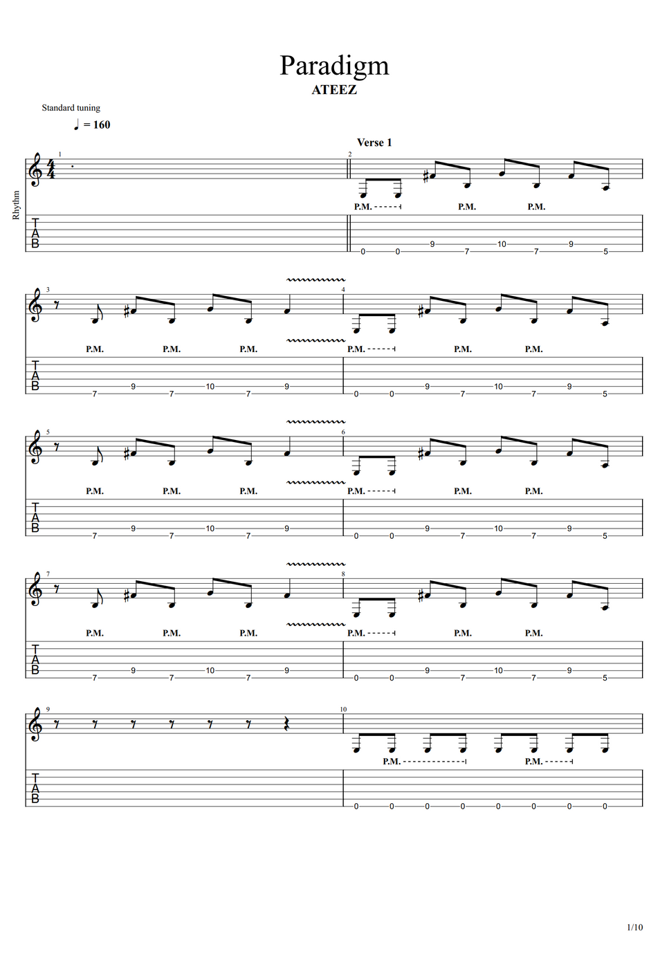 paradigm-ateez-by-rob-ethereal-tab-pontua-o-de-linha-nica-partitura