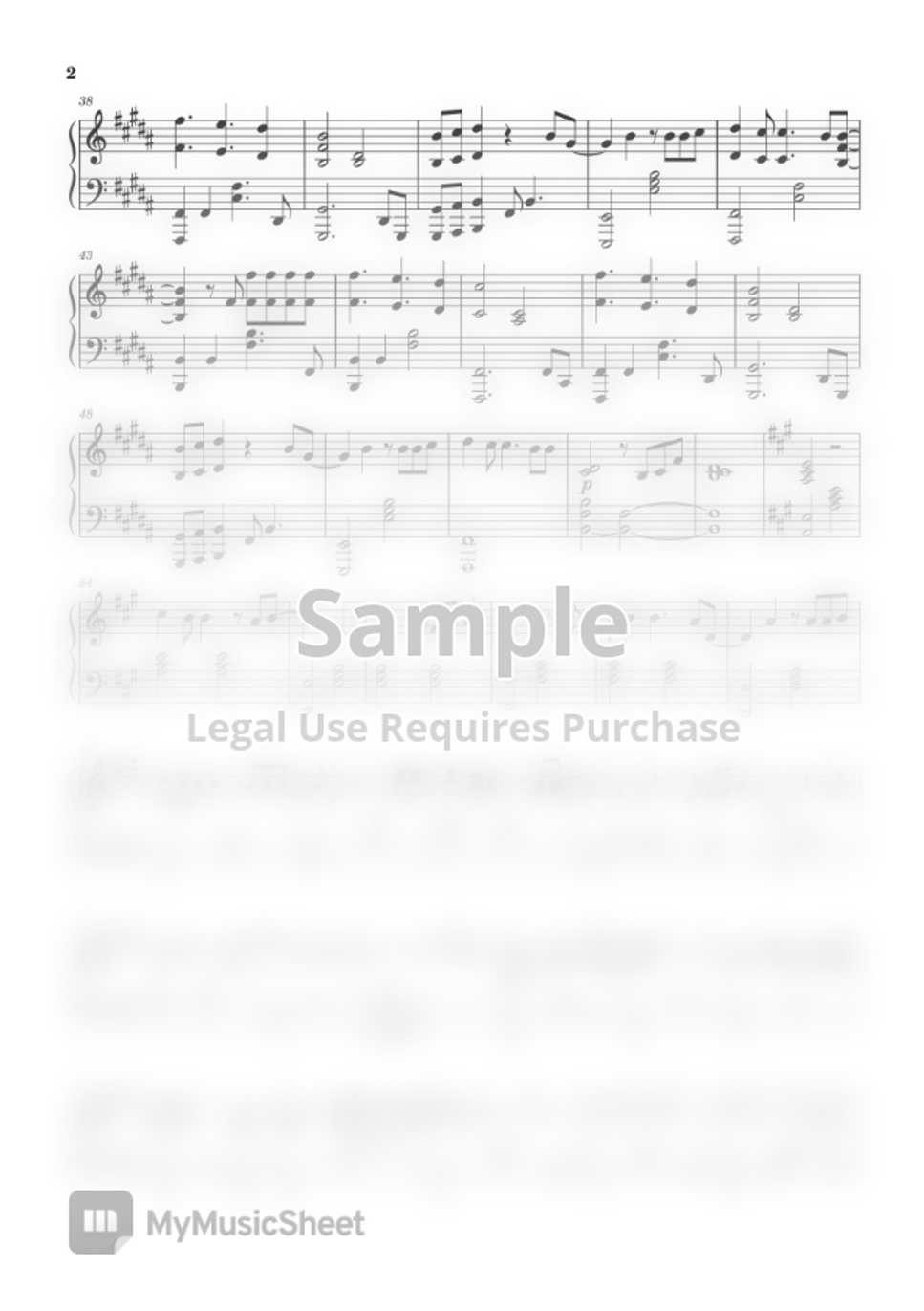 Backstreet Boys Drowning (PIANO SHEET) by John Rod Dondoyano