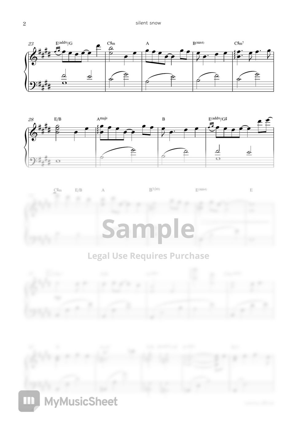 Japanese TV series "Silent" OST Silent｜10 Songs set 楽譜 by sammy