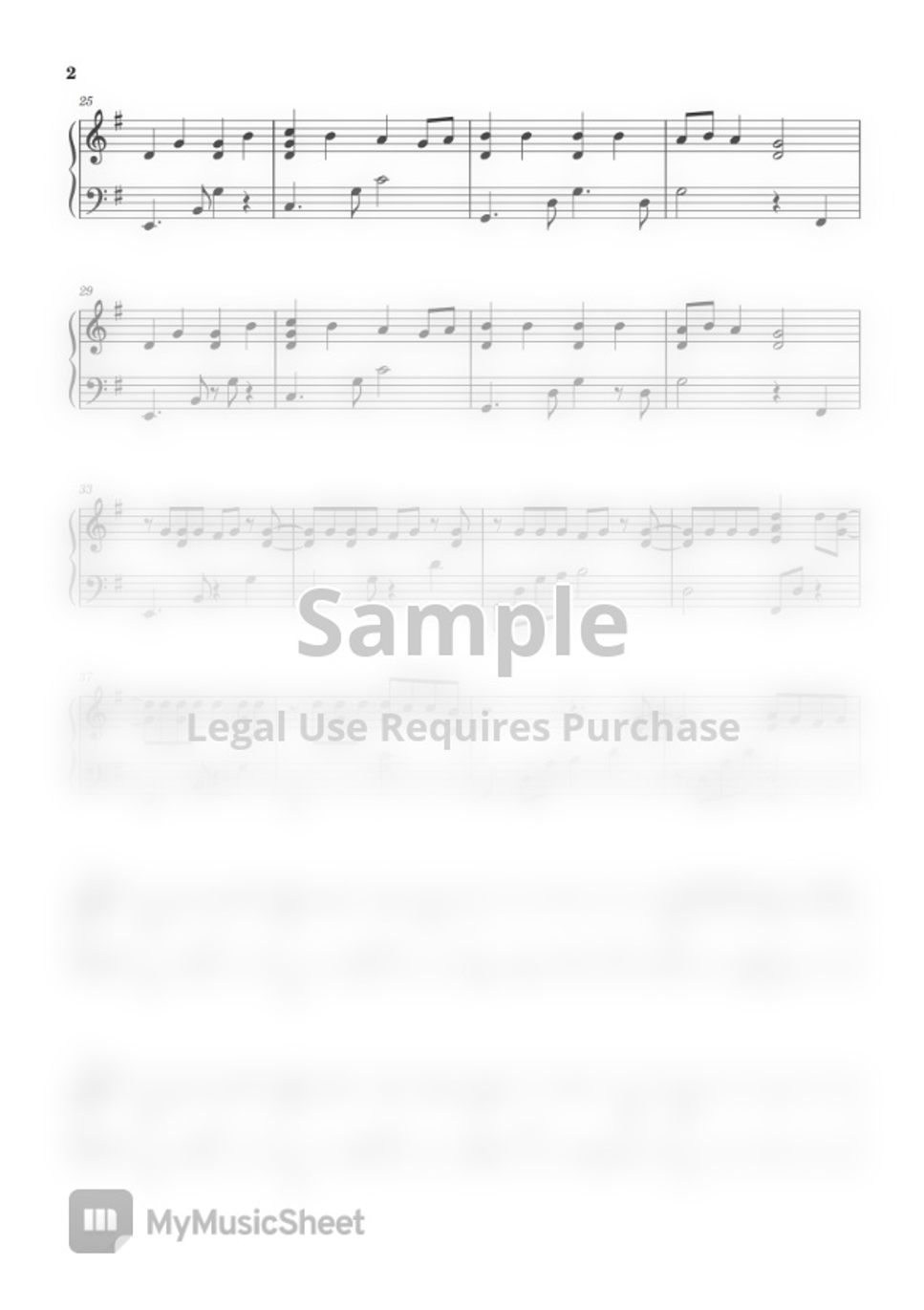 Jay Chou 晴天 (piano) by OhMyJohny Sheet