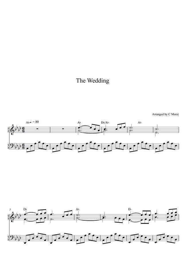 Julie Rogers - The Wedding by C Music