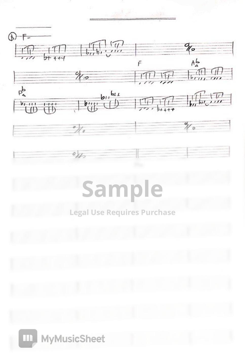 Blur Song 2 (handmade) TAB by bass_swj