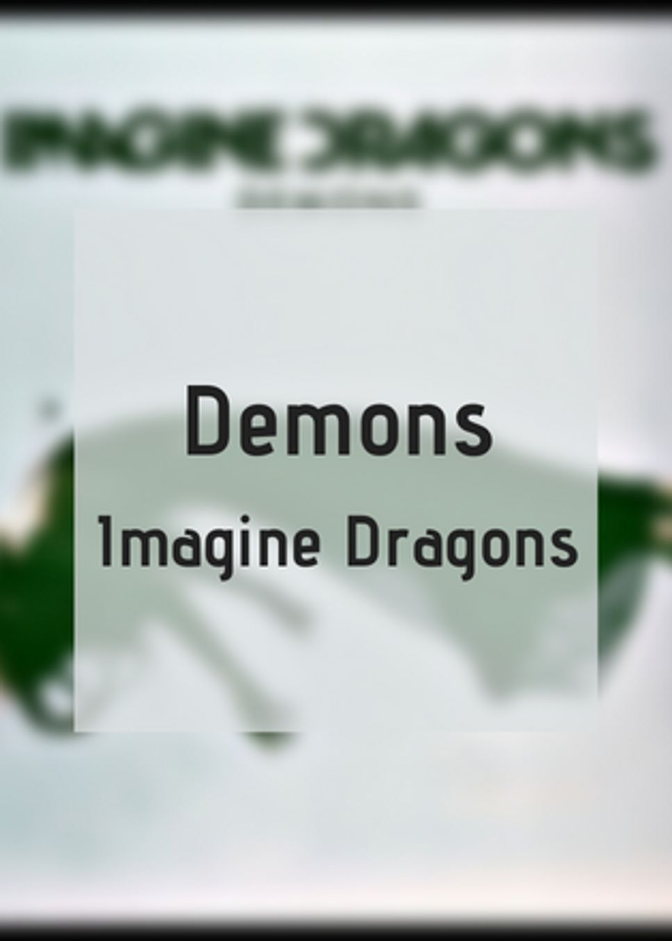 Imagine Dragons - Demons Sheets by GuestinPiano