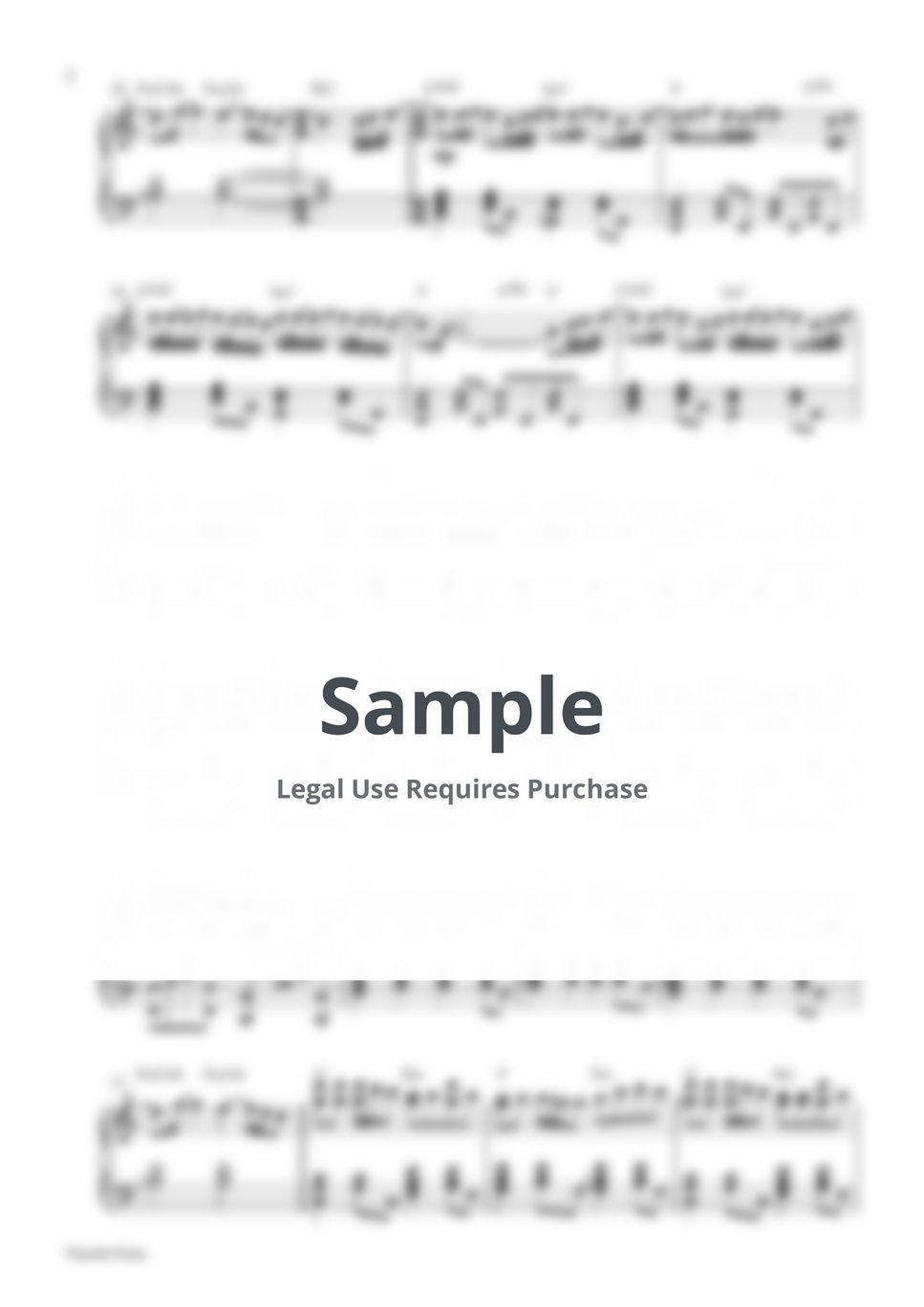 Olivia Rodrigo - teenage dream (Piano Sheet) Sheets by Pianella Piano