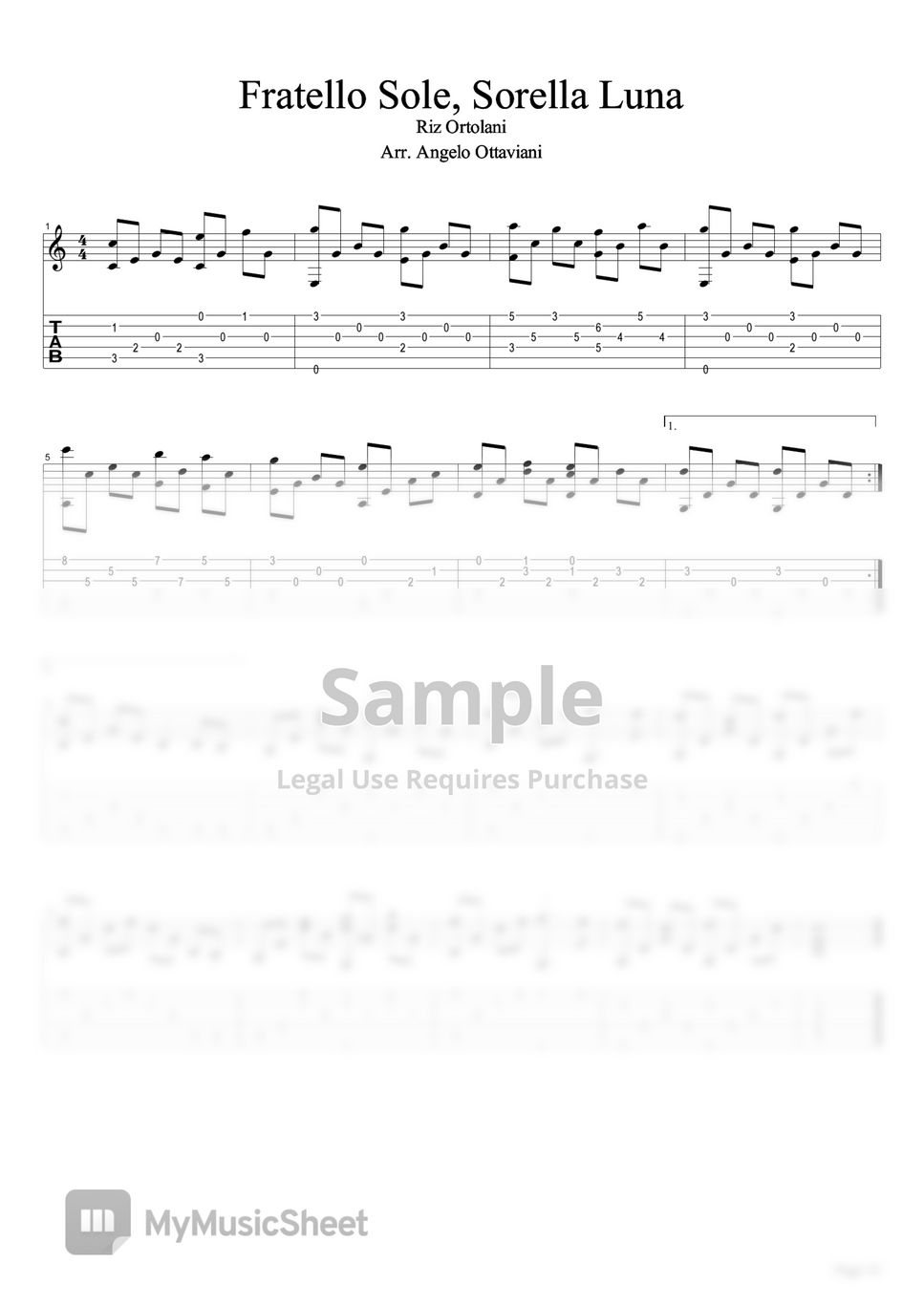 Fratello Sole, Sorella Luna TAB