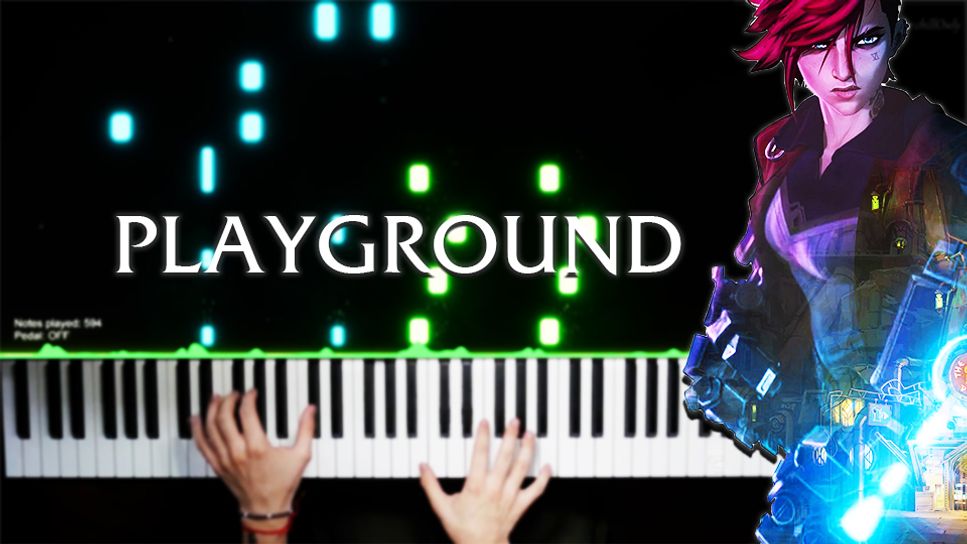 Arcane - (League of Legends Arcane Series) | Bea Miller - Playground | Piano by chillOwlPiano by chillOwlPiano