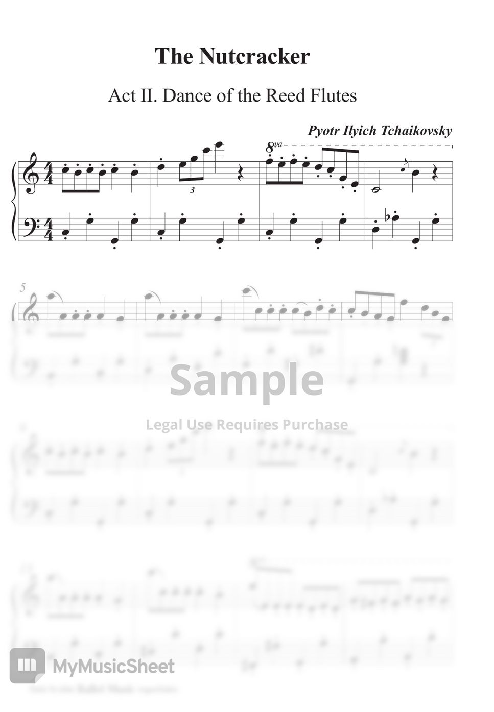Pyotr Ilyich Tchaikovsky 24. The Nutcracker_Dance of the Reed Flutes (Ballet music, ballet