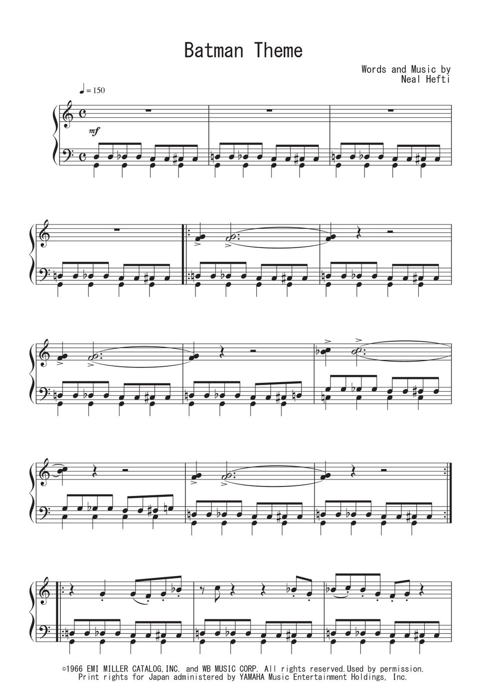 TVシリーズ『バットマン』OP - Batman Theme by Peony