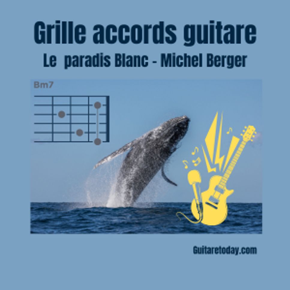 Michel Berger - Le paradis Blanc by Guitaretoday.com