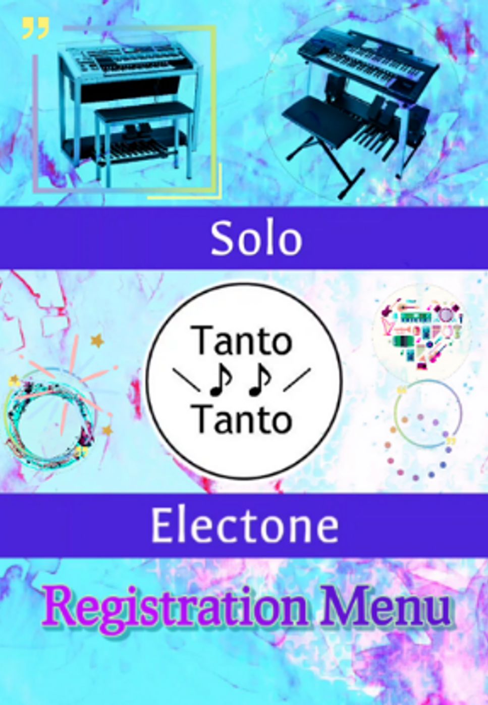 ゼキーニャ・ジ・アブレウ - TICO TICO  ティコ ティコ (Registration Menu表記 Electone Solo in Am) by Tanto Tanto