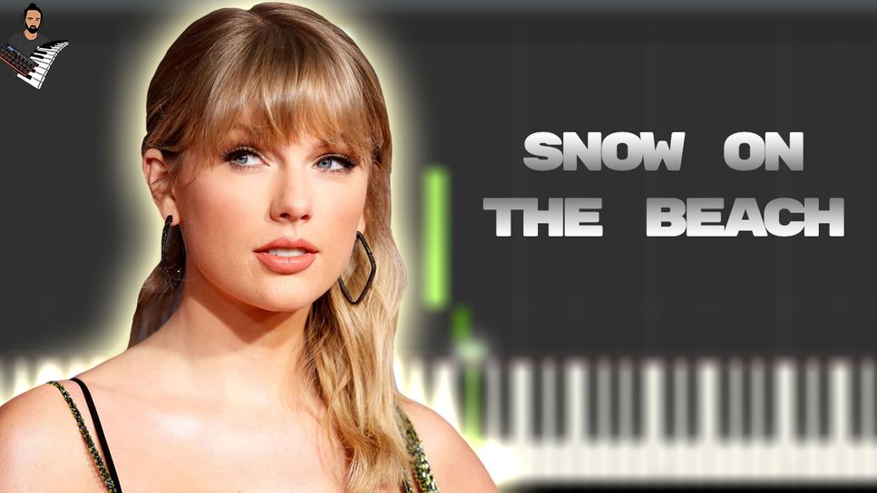Taylor Swift Snow On The Beach Sheet