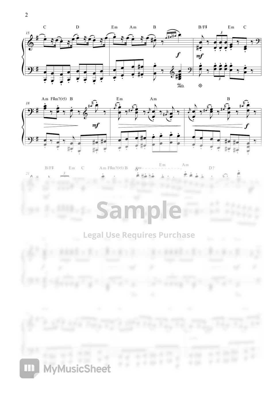 Tchaikovsky The Nutcracker Suite March 楽譜 by CANACANA family