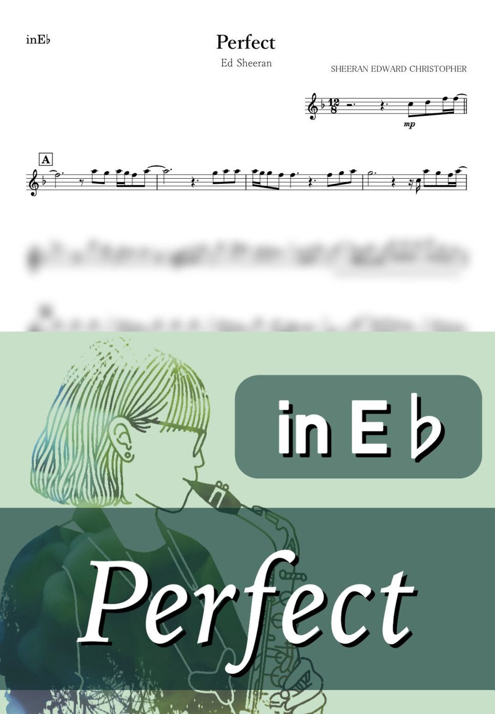 Ed Sheeran - Perfect (E♭) by kanamusic