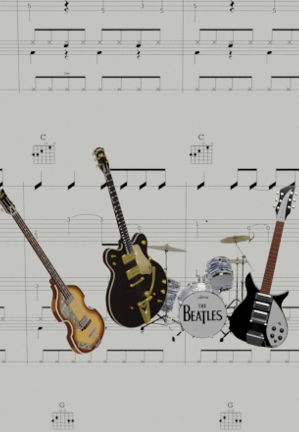 The Beatles - Long Tall Sally (Band Score) by Ryohei Kanayama