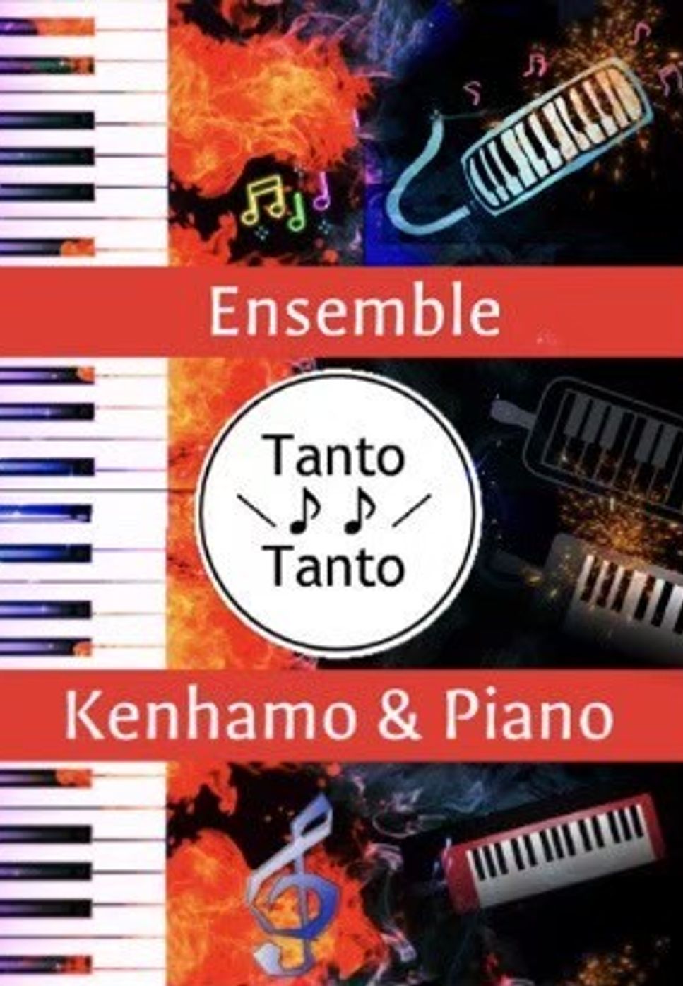 Superfly - 愛をこめて花束を (中上級 Kenhamo & Piano Ensemble in G→A) by Tanto Tanto