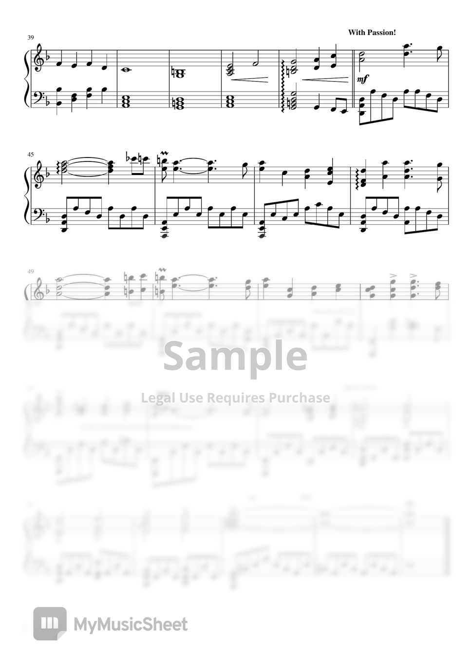 Mass Effect 3 I Was Lost Without You Partitura By Torby Brand 