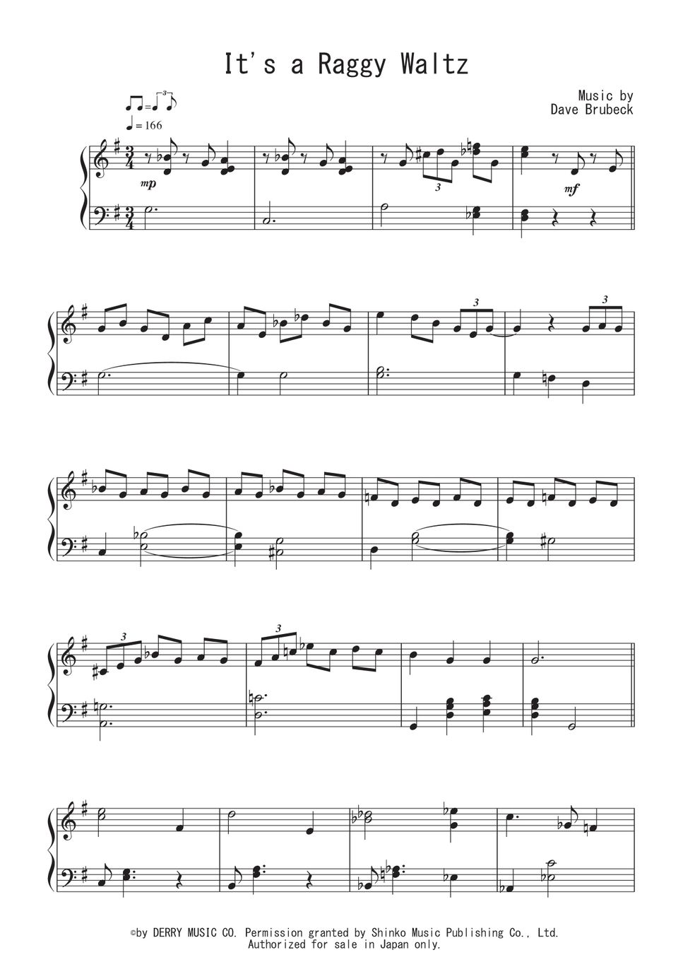 It's a Raggy Waltz