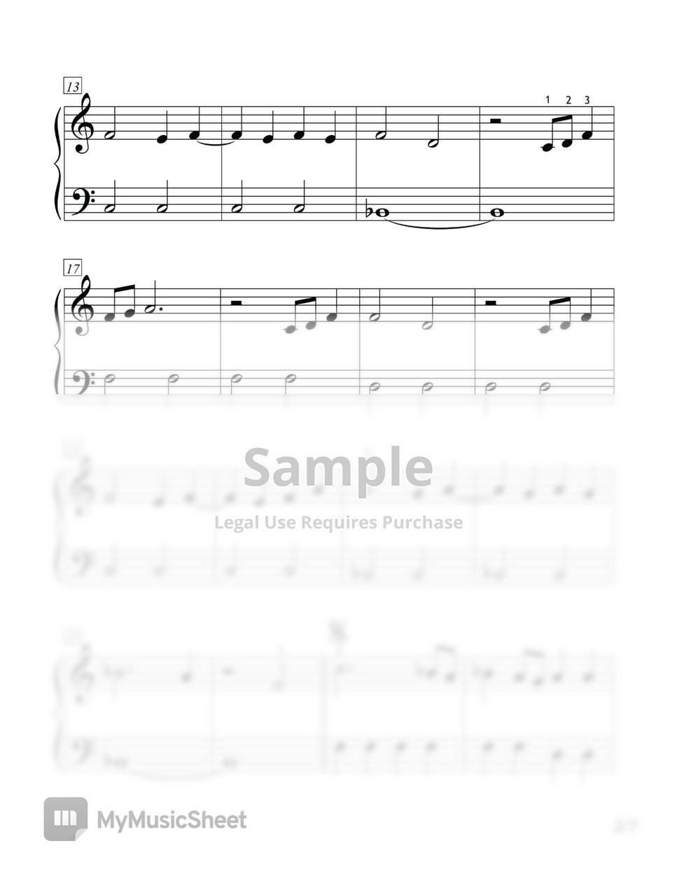 Adele Easy on Me 樂譜 by Iza Camacho F.