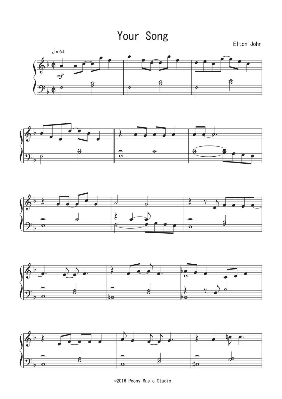 Your Song
