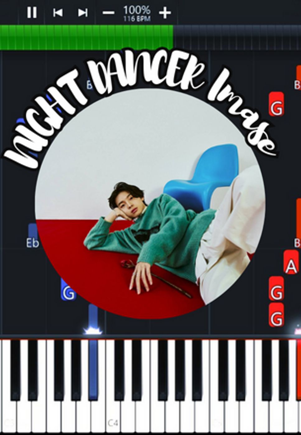 Imase - NIGHT DANCER (MIDI / PIANO VER/ IMASE) by Marco D.