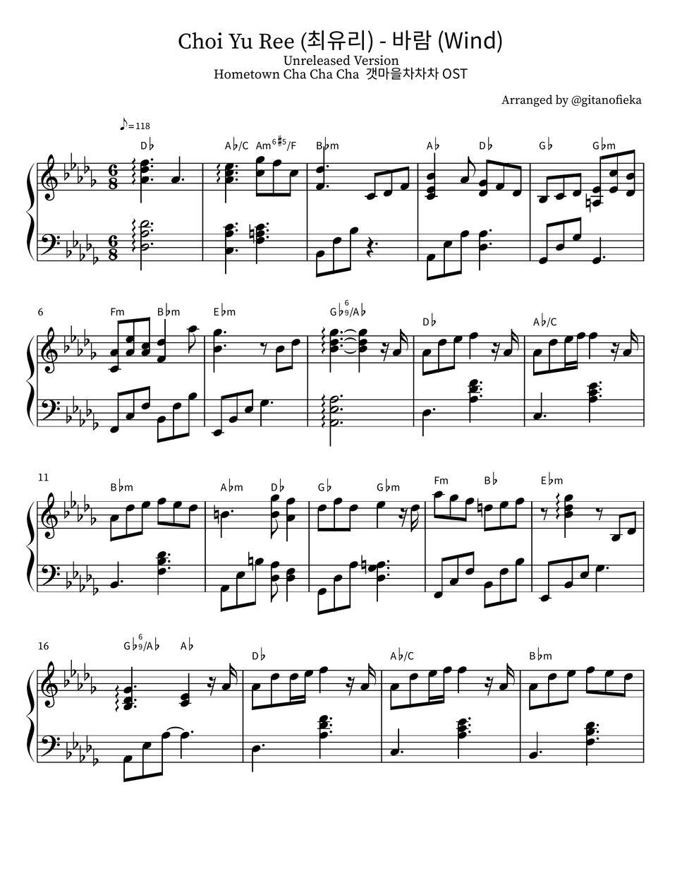 Wish Piano Sheet Music MyMusicSheet