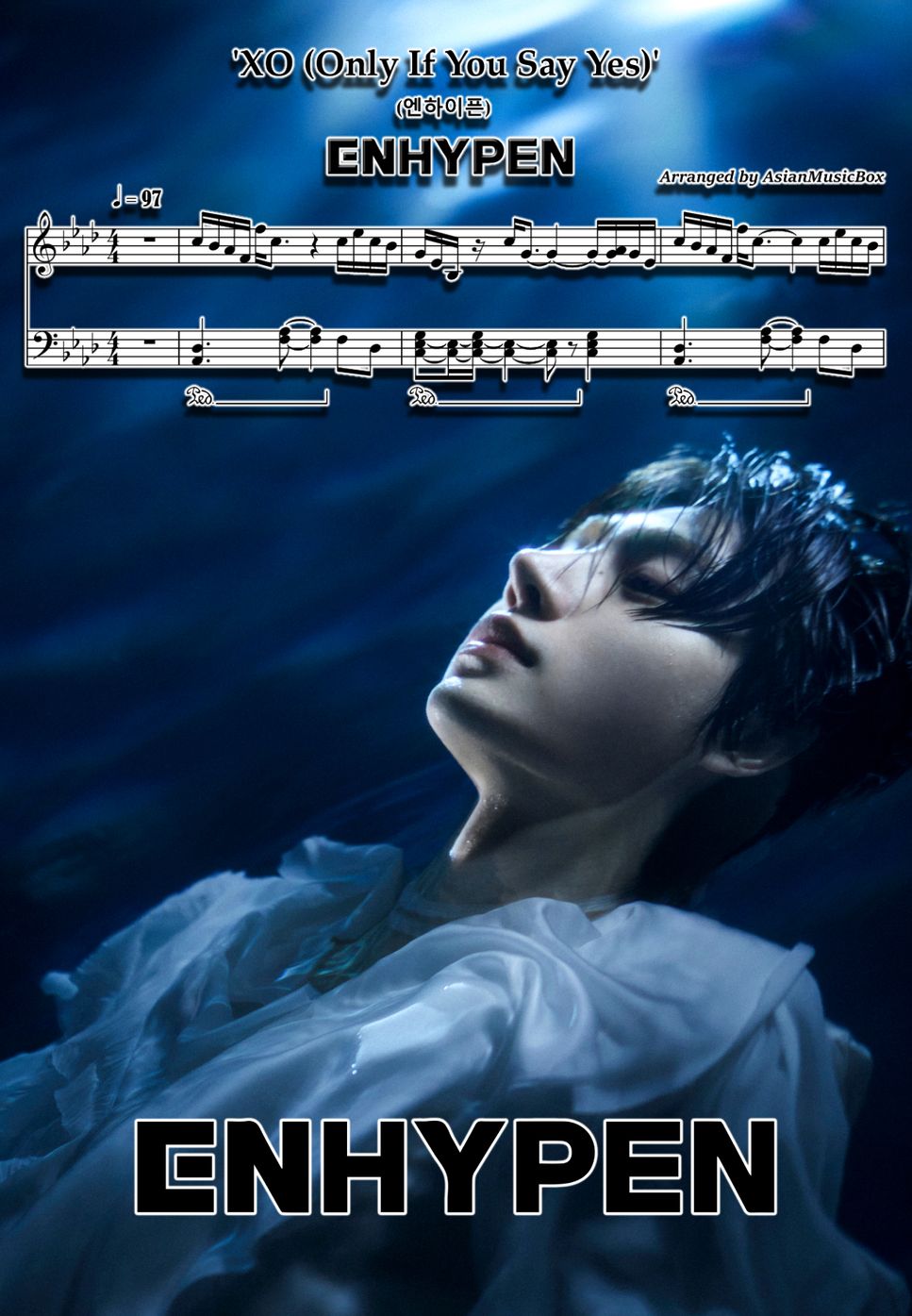 ENHYPEN (엔하이픈) - 'XO (Only If You Say Yes)' (Sheet, MIDI