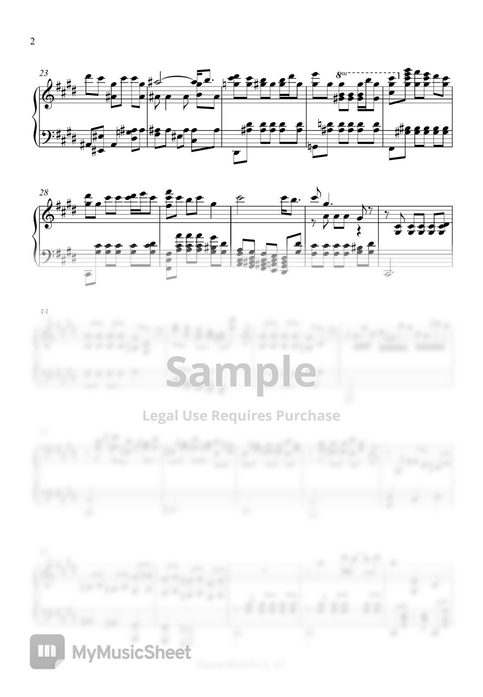 Raphaël Novarina Funeral March No. 2 Sheet