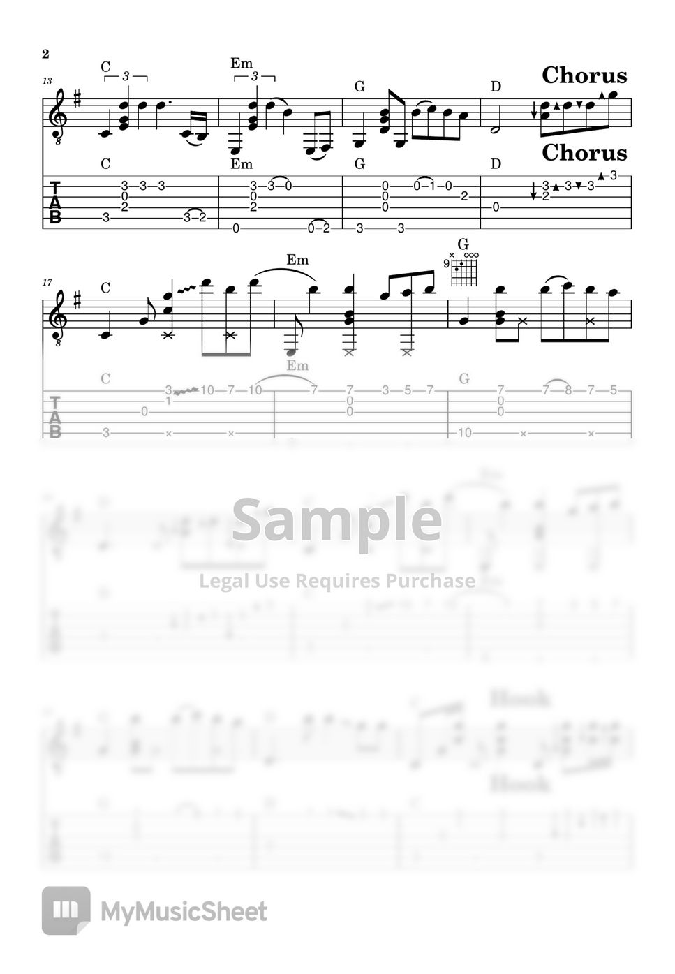 Ed Sheeran Celestial Tab + 1staff by Ondřej Kutman