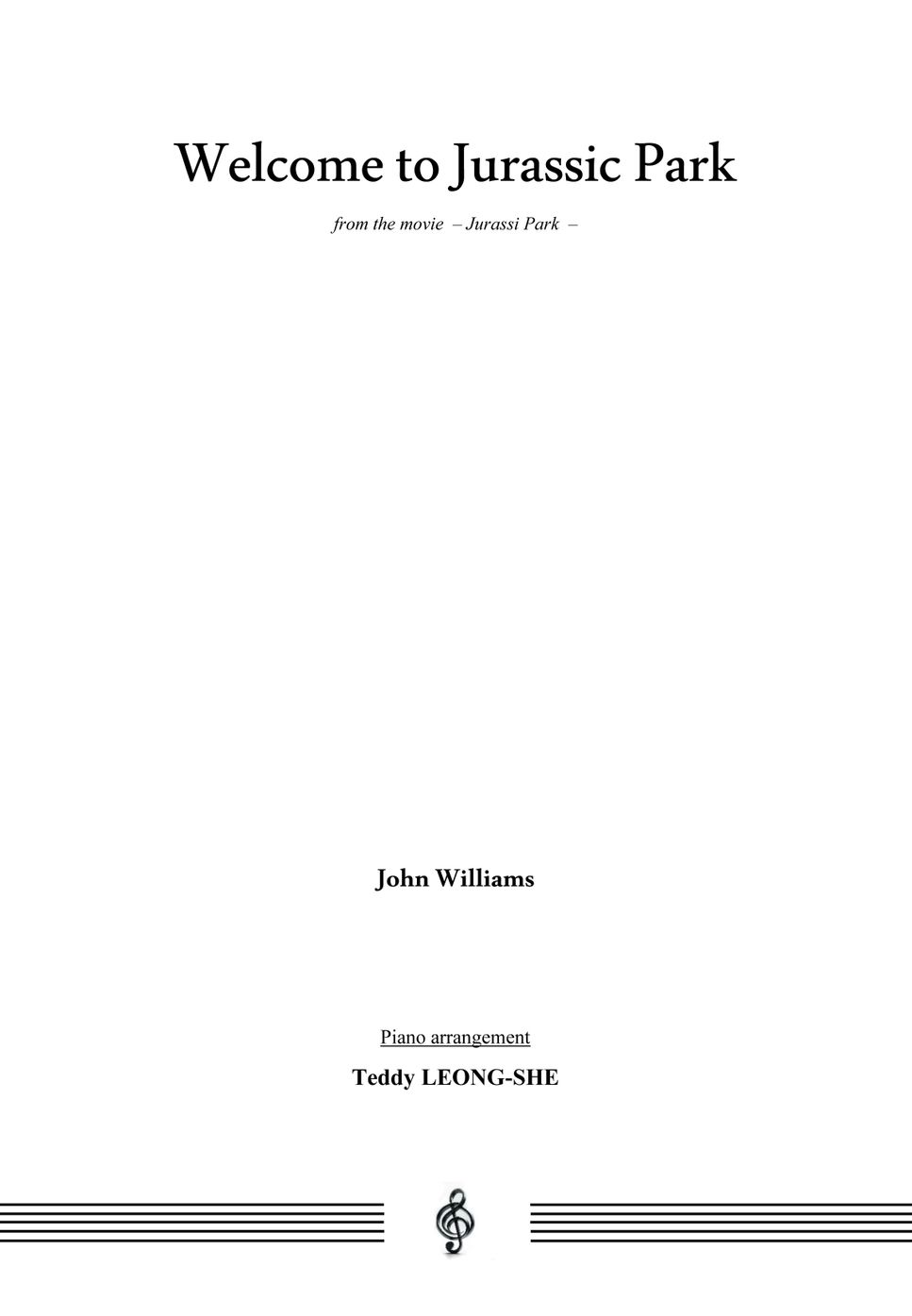 john-williams-welcome-to-jurassic-park-sheets-by-teddy-leong-she