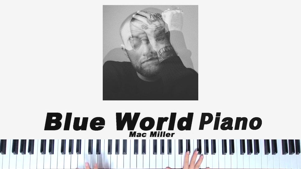 mac miller(맥밀러) - Blue world(블루월드) (비엠비셔스 오바디 미션곡 (Be Mbitious ohbody)) by bvibvi piano