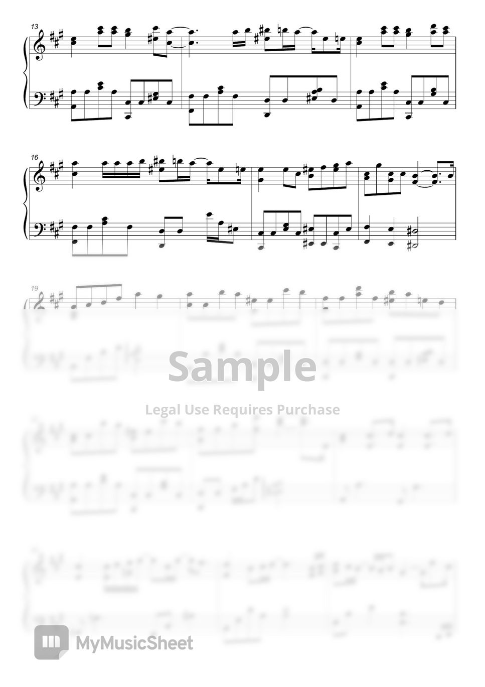 Punch(펀치) Yesterday(그때의 우리) Sheet by HANPPYEOMPIANO