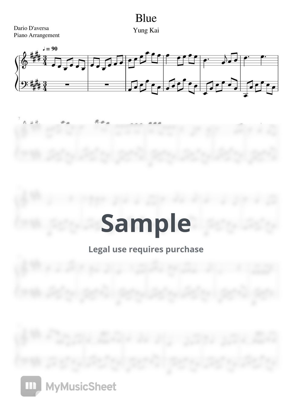 Yung Kai - Blue Sheets by Dario D'Aversa