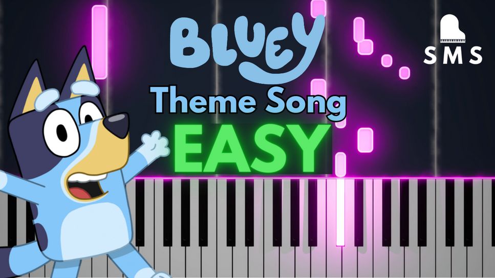 Jonathan Bush - Bluey Theme Song Sheets by SheetMusicSimply