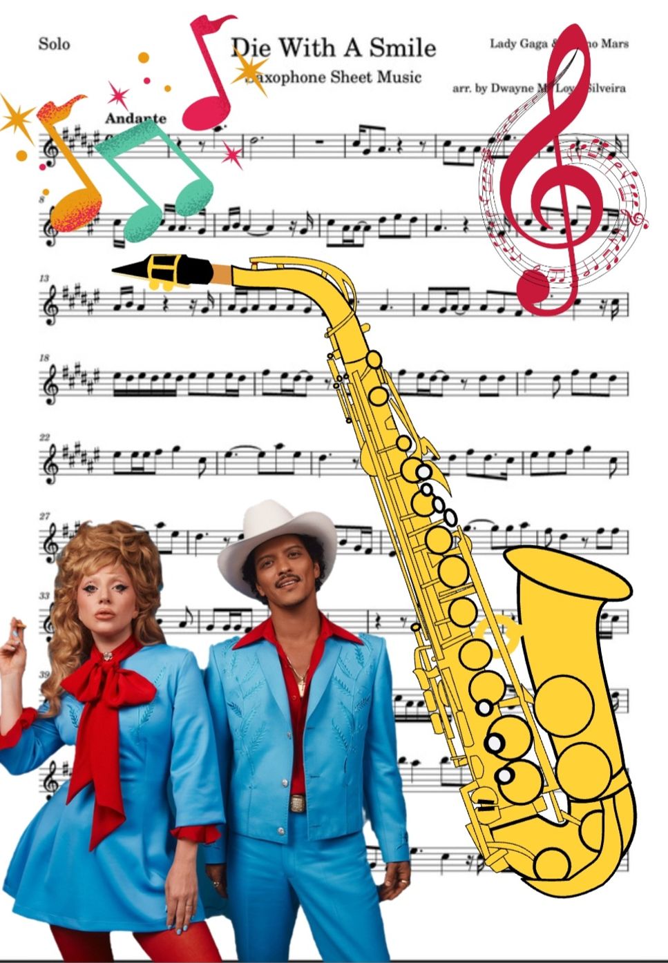 Перевод песни die with a smile