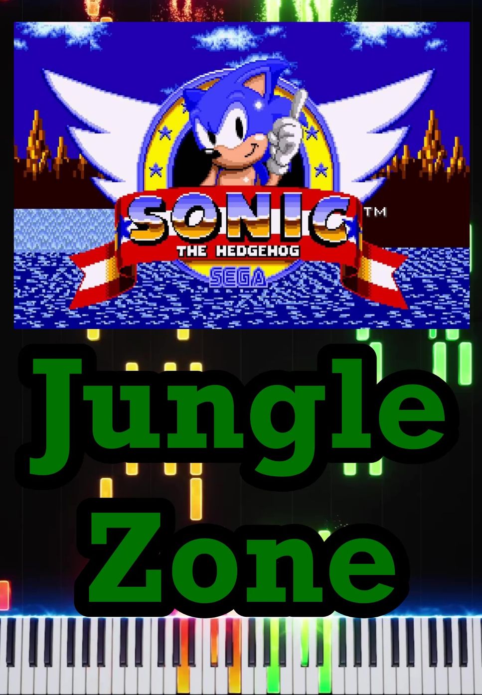 Sonic the Hedgehog - Jungle Zone Rag by Derrick Yu